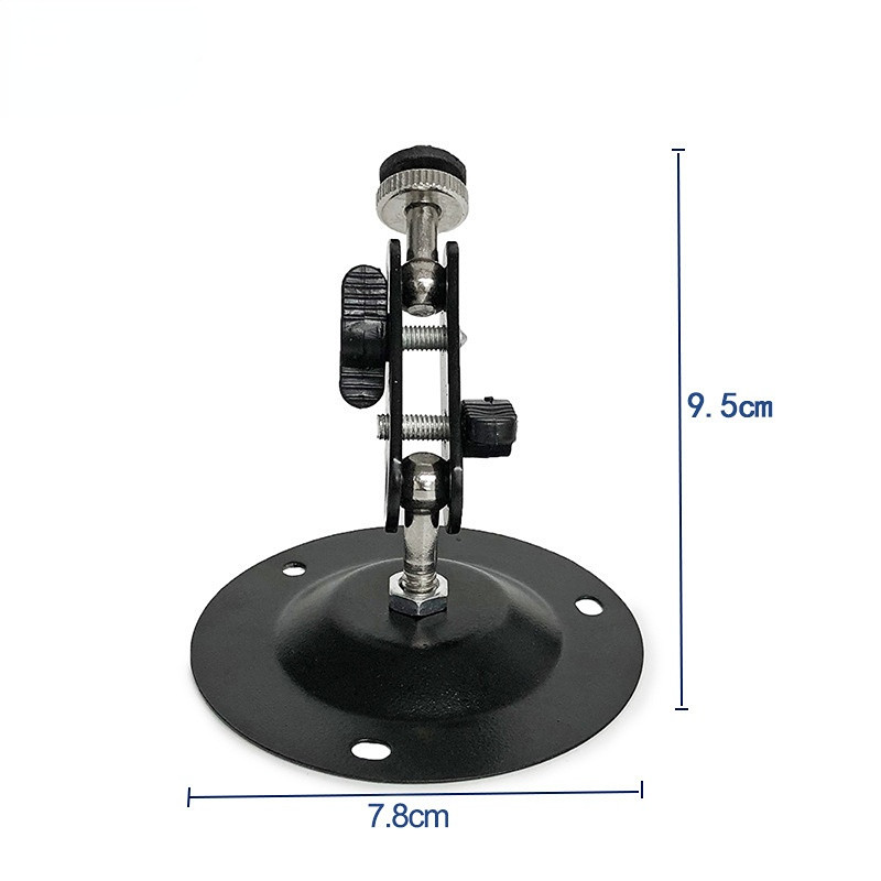 1 gab. Sienas stiprinājuma kronšteins uzstādīšanas monitora turētājs, drošības rotācijas videonovērošanas kameras statīvs