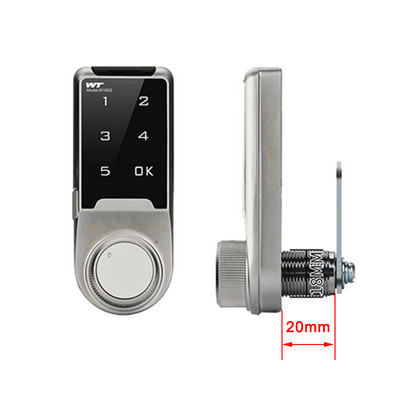 Elektrinė jutiklinė klaviatūra Slaptažodžio numeris Kodas Spintelės stalčius Pašto dėžutės užraktas