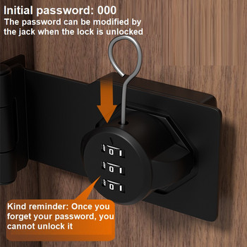 Мебелни ключалки без ключ 90° Брави с парола Врата на шкаф Пощенска кутия Чекмедже Шкаф Шкаф Досие Ключалка за гардероб за сигурност на дома