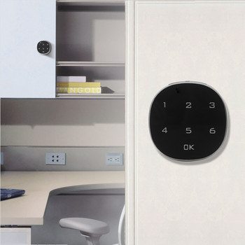 Έξυπνη ηλεκτρονική κλειδαριά με κωδικό πρόσβασης 6 ψηφίων Κλειδαριά ασφαλείας Ξύλινο ντουλάπι Συρτάρι πληκτρολόγιο γραφείου Ψηφιακή ηλεκτρονική κλειδαριά πόρτας