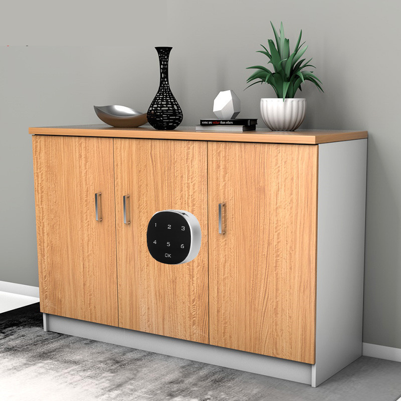 6 ciparu viedā elektroniskā paroles atslēga Drošības slēdzene Koka skapja tastatūras atvilktne Biroja digitālā elektroniskā failu durvju slēdzene