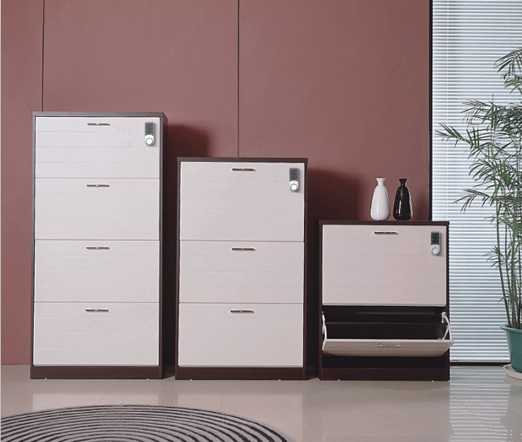 Intelligens elektronikus jelszavas ajtózár Érintőképernyő Digitális Biztonság Lopásgátló Fa szekrény Billentyűzet Fiók Irodai iratzár