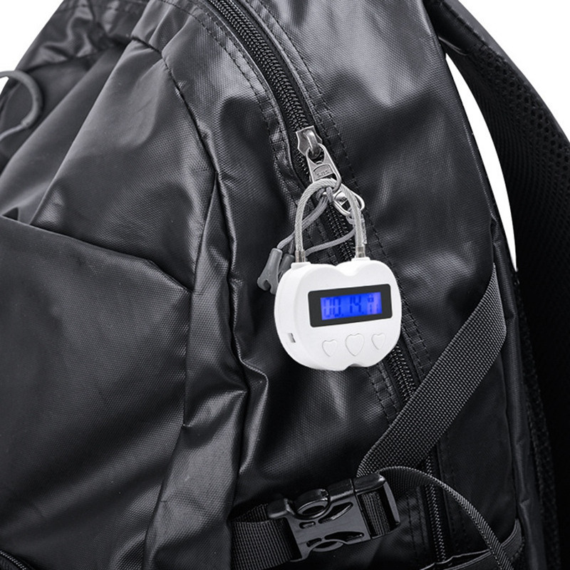 Išmanusis laiko užraktas Daugiafunkcis elektroninis laiko užraktas, atsparus vandeniui laiko užraktas USB įkraunamas laiko užraktas