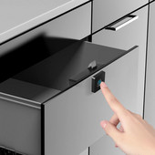 Atvilktņu inteliģentas elektroniskās slēdzenes failu skapja slēdzenes glabāšanas skapja pirkstu nospiedumu slēdzenes skapja durvju pirkstu nospiedumu slēdzenes mēbeles