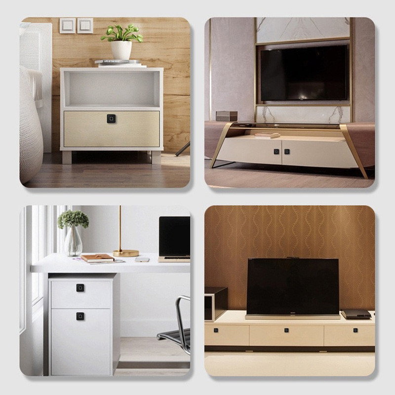 Atvilktņu inteliģentas elektroniskās slēdzenes failu skapja slēdzenes glabāšanas skapja pirkstu nospiedumu slēdzenes skapja durvju pirkstu nospiedumu slēdzenes mēbeles