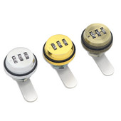 Smart Cam koda slēdzene skapja durvīm, 3 ciparu kombinācija paroles koda atvilktnes bloķēšanas kastes slēdzene