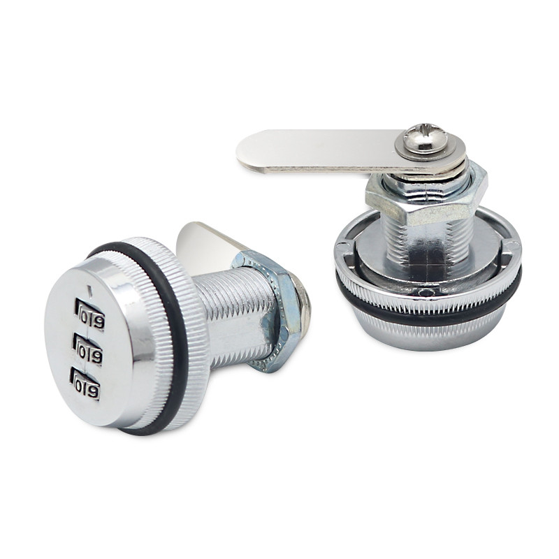 Smart Cam koda slēdzene skapja durvīm, 3 ciparu kombinācija paroles koda atvilktnes bloķēšanas kastes slēdzene