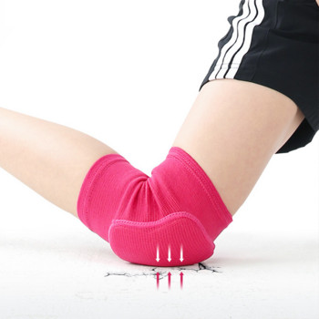 Спортни компресионни наколенки Еластичен протектор за коляно Удебелена гъба Подпора за колене Подпора за тренировъчна тренировка за танци