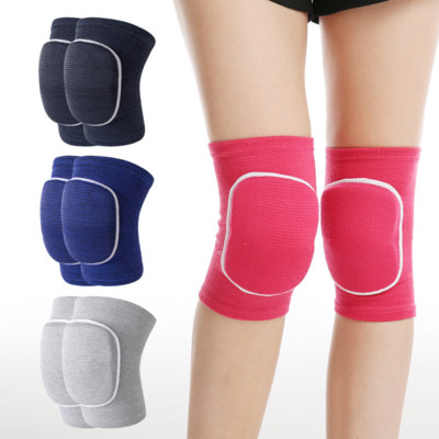 Αθλητικά επιγονατίδες συμπίεσης Ελαστικό προστατευτικό γόνατος Παχύ σφουγγάρι Στήριγμα γονάτων για προπόνηση χορού