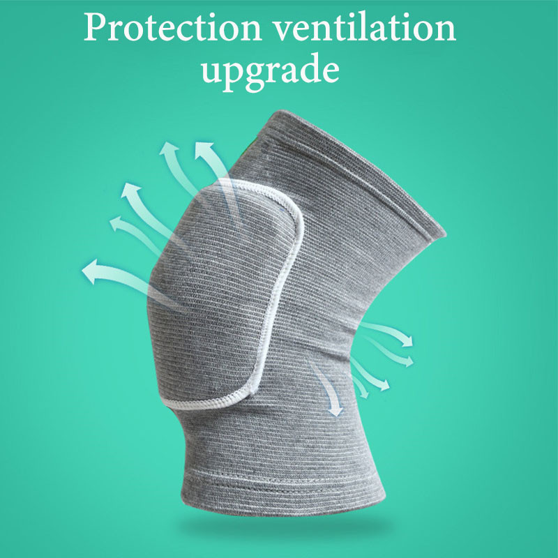 Sportinės kompresinės kelių pagalvėlės Elastinės kelio apsaugos sustorėjusios kempinės kelių petnešos atrama šokių treniruotėms