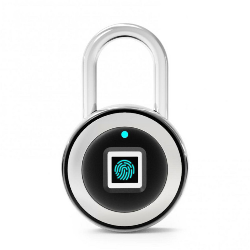 Išmanioji pirštų atspaudų pakabinama spyna Namų sandėlio durys Studentų bendrabučio bagažas lauko vandeniui atspari nuo vagystės elektroninė pakabinama spyna