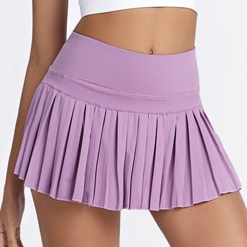 Cloud Hide Safe Tennis Skirts XS-XXL Gym Golf Running Плисирана панталонка SEXY Дамски спортни фитнес шорти с джоб с висока талия
