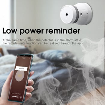 Aubess Tuya Zigbee Smart Smoke Detector Sensor Alarm Fire Smoke Detector Wifi Fire Protection Home Security Alarm Smart Life App