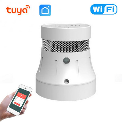 Aubess Tuya Zigbee viedais dūmu detektors sensora trauksmes signāls ugunsgrēka dūmu detektors Wifi ugunsdrošība mājas drošības signalizācija Smart Life App
