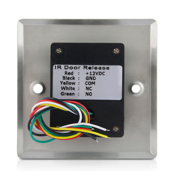 Διακόπτης κουμπιού αισθητήρα υπερύθρων χωρίς επαφή χωρίς επαφή, απασφάλιση πόρτας Κουμπί εξόδου με ένδειξη LED για έλεγχο πρόσβασης Διακόπτης πόρτας
