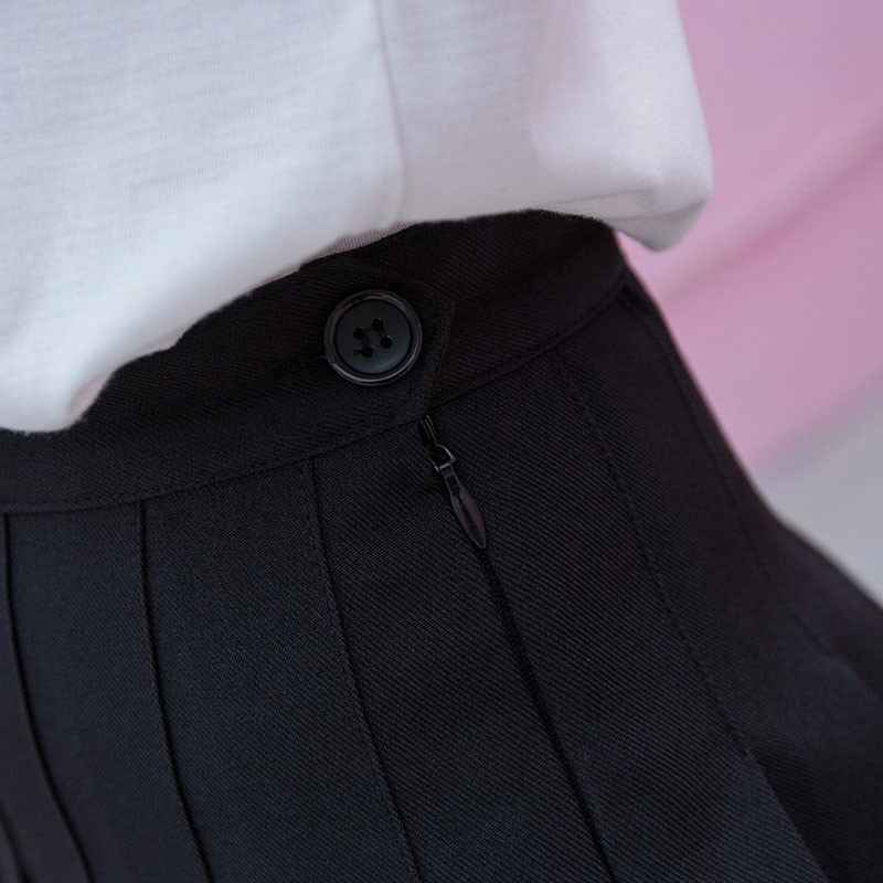 Tüdrukute soliidne tenniseseelik plisseeritud skorts kõrge vöökohaga koolivormid tantsuseelik koos sisemiste lühikeste pükstega Jooga golfi sulgpalli lühike kleit