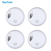 GauTone neatkarīgs dūmu detektors mājas apsardze ugunsgrēka dūmu jutīgs detektors portatīvie trauksmes sensori ugunsdzēsības aprīkojums
