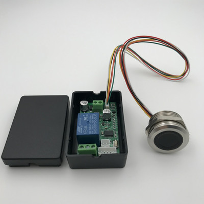 R503 DC12V zema enerģijas patēriņa pirkstu nospiedumu vadības panelis + R503 pirkstu nospiedumu modulis