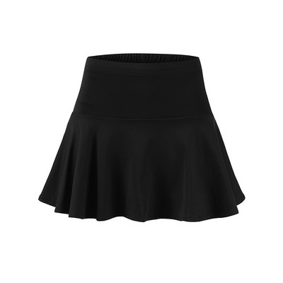 Női teniszszoknya , lány sportszoknyák biztonsági rövidnadrággal, A-vonalú futóteniszszoknyák női Quick Dry tollaslabda szoknya