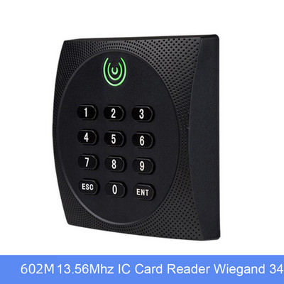Ukse juurdepääsukontrolleri lugeja klahvistiku parool Rfid Wiegand 26 34 125 khz 13,56 MHz IC ID-kaardi lugeja juurdepääsu juhtimissüsteemi lugeja