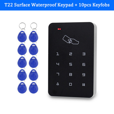 OBO Hands RFID prieigos valdymo klaviatūra 125KHz artumo prieigos valdiklio durų atidarytuvas, skirtas įėjimo apsaugos sistemai su EM ID rakto žyma