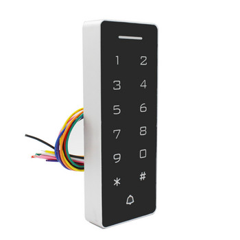 Самостоятелна подсветка Сензорна клавиатура за контрол на достъпа 125khz 13.56Mhz RFID близост Wiegand 26 Четец на карти за контрол на достъпа 2000 потребители