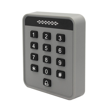 Самостоятелна 1000 потребителска опростена версия за контрол на достъпа, парола на клавиатурата, 125KHz 13,56MHz карта за близост, отваряне на врати Wiegand изход