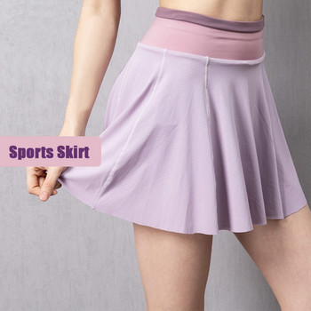 Cloud Rise Tennis Skirts for Lady XS Running Golf Skirt Дамски спортни фитнес шорти Телефонни джобове Тренировъчни шорти с висока талия