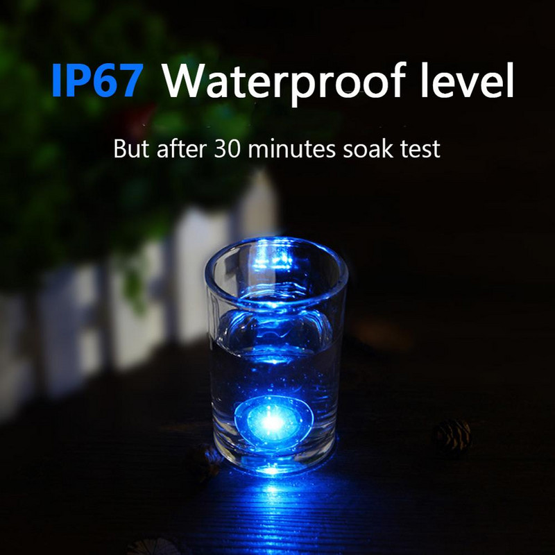 Vandeniui atspari nešiojama segtukų lemputė šalmui kuprinei naminių gyvūnėlių batams krūtinės lempos LED įspėjamoji lemputė, skirta važiuoti dviračiu