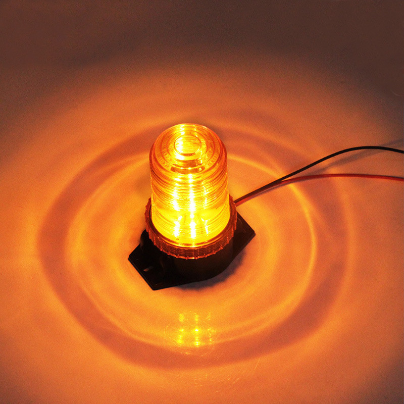 Strobe avārijas lampa Automašīnas stila LED zibspuldzes mirgojoša gaisma DC 12 V kravas automašīnas brīdinājuma gaismas zibspuldzes bāka Automašīnu piederumi