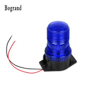 Bogrand 30 LED-uri, 12-30V, culoare albastră, LED, semnal stroboscopic, far intermitent, lumini pentru ambulanță de urgență