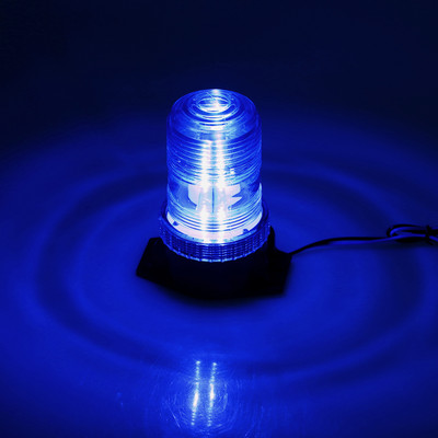 Bogrand 30 LED-uri, 12-30V, culoare albastră, LED, semnal stroboscopic, far intermitent, lumini pentru ambulanță de urgență