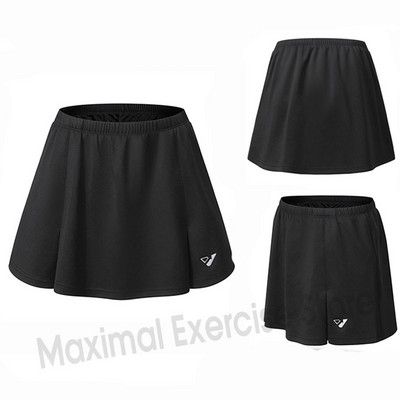 Naujas moteriškas teniso sijonas, sportiniai mergaičių sijonai su apsauginiais šortais, moteriški bėgimo teniso sijonai, „Quick Dry“ badmintono sijonas