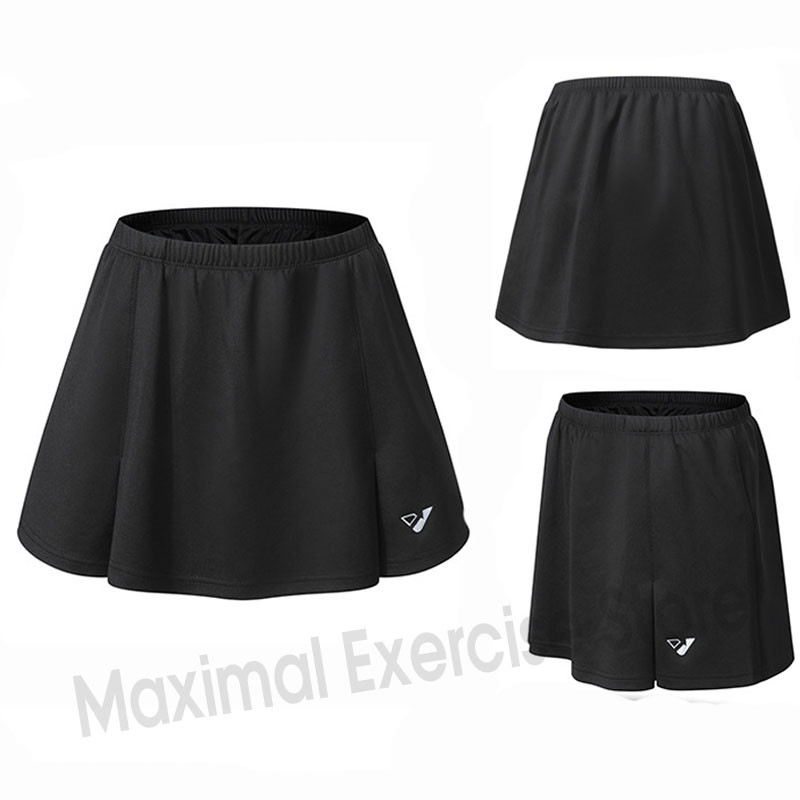 Naujas moteriškas teniso sijonas, sportiniai mergaičių sijonai su apsauginiais šortais, moteriški bėgimo teniso sijonai, „Quick Dry“ badmintono sijonas