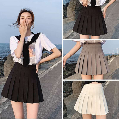 Women Girls Tennis Skirt High Waist Pleated Skirt Slim Mini Tennis Dress Golf Skirt Uniform Fashion Tennis Femme Skirt Shorts