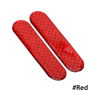 2db autós fényvisszaverő matrica riasztó figyelmeztetés fényvisszaverő szalag csíkok autóajtó matricák éjszakai biztonsági autó fényvisszaverő matricák