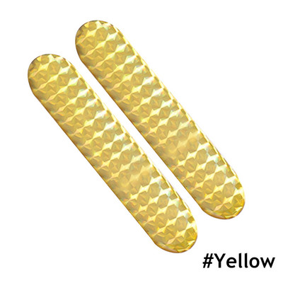 2db autós fényvisszaverő matrica riasztó figyelmeztetés fényvisszaverő szalag csíkok autóajtó matricák éjszakai biztonsági autó fényvisszaverő matricák