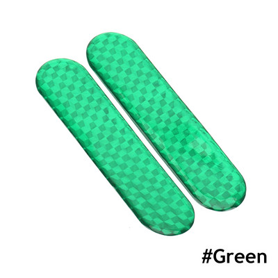 2db autós fényvisszaverő matrica riasztó figyelmeztetés fényvisszaverő szalag csíkok autóajtó matricák éjszakai biztonsági autó fényvisszaverő matricák