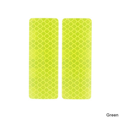 2db autós fényvisszaverő matrica riasztó figyelmeztetés fényvisszaverő szalag csíkok autóajtó matricák éjszakai biztonsági autó fényvisszaverő matricák