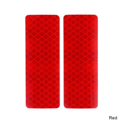 2db autós fényvisszaverő matrica riasztó figyelmeztetés fényvisszaverő szalag csíkok autóajtó matricák éjszakai biztonsági autó fényvisszaverő matricák