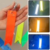 5 krāsu atstarojoša atslēgu piekariņa soma Kulons Augsti spīdīgs nakts atstarotājs Ornamenti Krāsaini sloksņu marķieri Ceļa drošības piederumi