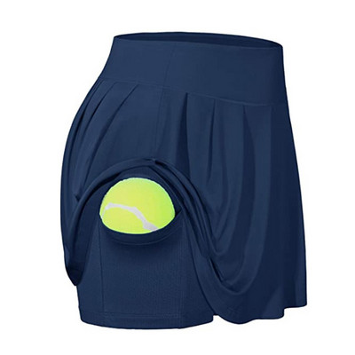 Trenažieru zāles jogas svārki ar augstu vidukli, tenisa svārki, fitnesa svārki, skriešanas svārki sievietēm ātri žūstoši sporta svārki, kabatas vingrošanas tērpi, 2020.