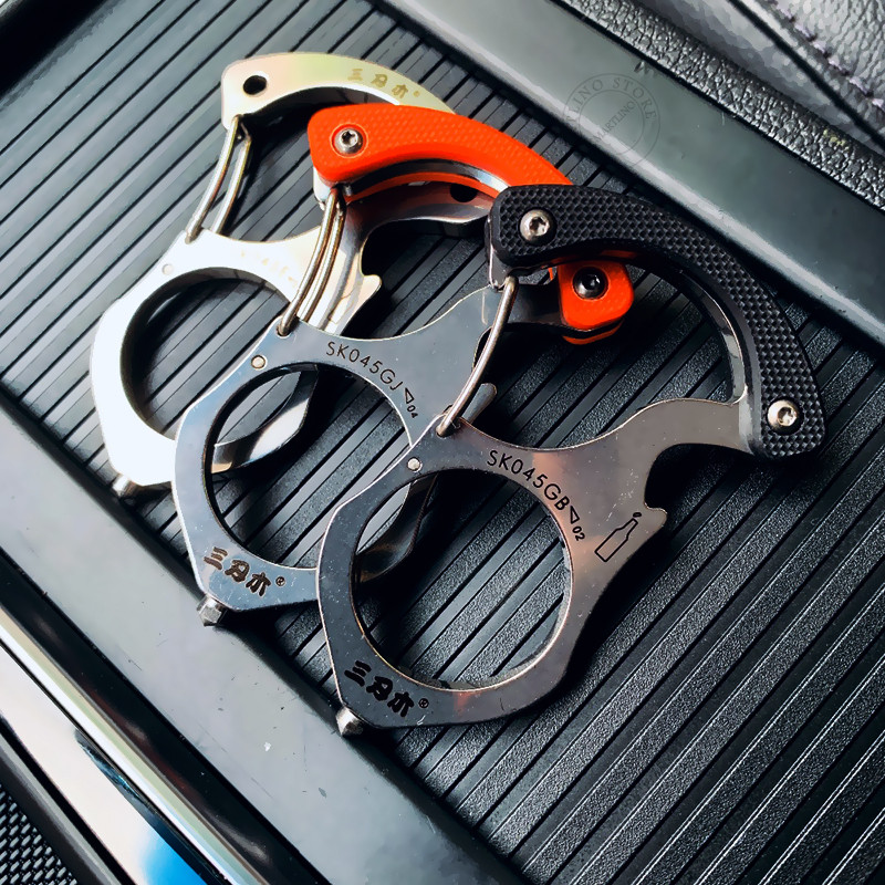 Nešiojamas taktinis savigynos „Stinger“ buteliuko atidarytuvas raktų pakabukas asmeninio saugumo ginklo išgyvenimo lango pertraukiklis EDC įrankių raktų pakabukas