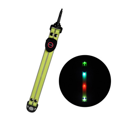 LED világító iskolatáska függő éjszakai lovaglás figyelmeztető hátizsák lámpa USB töltő PVC fecskefarkú világító dekor kültéri kempingezéshez