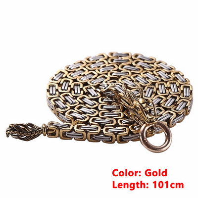 101 cm taktiskā pātaga EDC āra nerūsējošā tērauda pūķa rokas aproce pret koroziju, pašaizsardzības aizsardzība, iekarināma jostasvietā