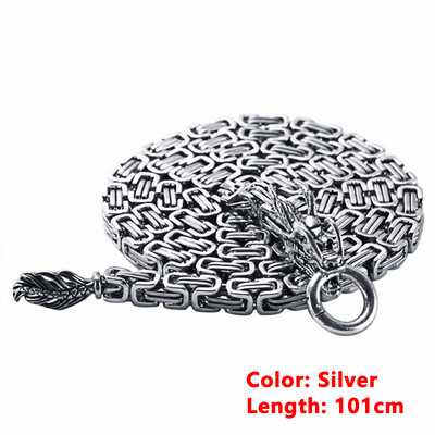 101 cm taktiskā pātaga EDC āra nerūsējošā tērauda pūķa rokas aproce pret koroziju, pašaizsardzības aizsardzība, iekarināma jostasvietā