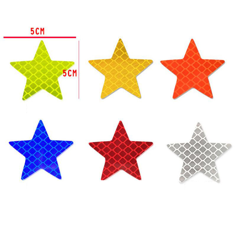 Automašīnas atstarojošās joslas brīdinājuma uzlīme autobusa mugursomai velosipēdam mazuļa automašīnai ūdensizturīgas drošības durvju uzlīmes