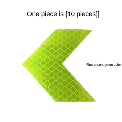 Auto elektrimootorratta kere kaunistus Modifitseeritud noolega helkurkleebised Teemantidega hoiatuskleebised