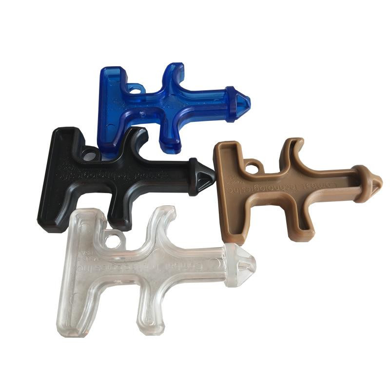 KDD 2Pcs Defensa Personal Keychain Self Defense Stinger Drill Protection Tactical Security Outdoor Tool за мъже, жени, деца