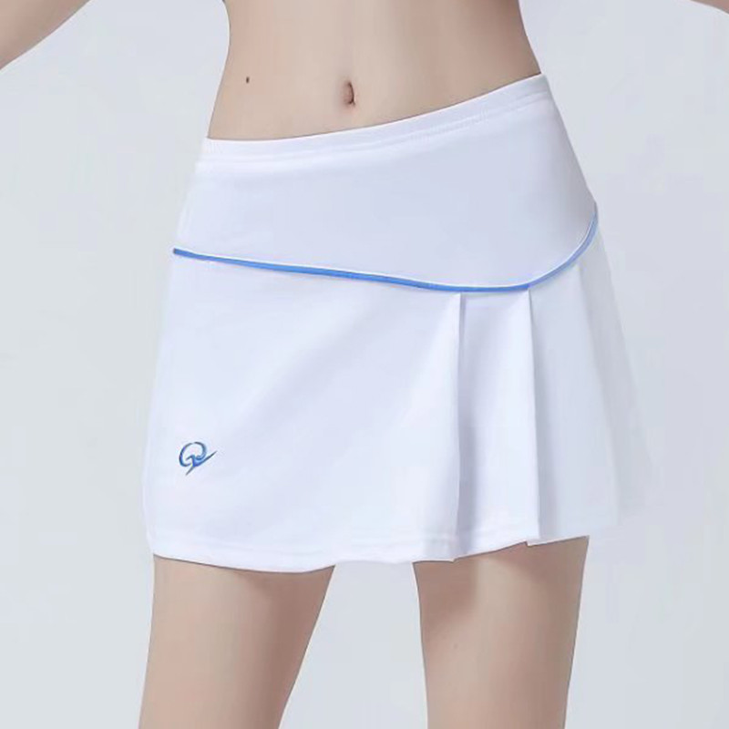 Sieviešu, meiteņu, kroku tenisa šorti, svārki, 2023. gada vasara, jauna stila elastīga, mīksta, elpojoša, bērniem paredzēta sieviešu profesionāla golfa apģērba audums